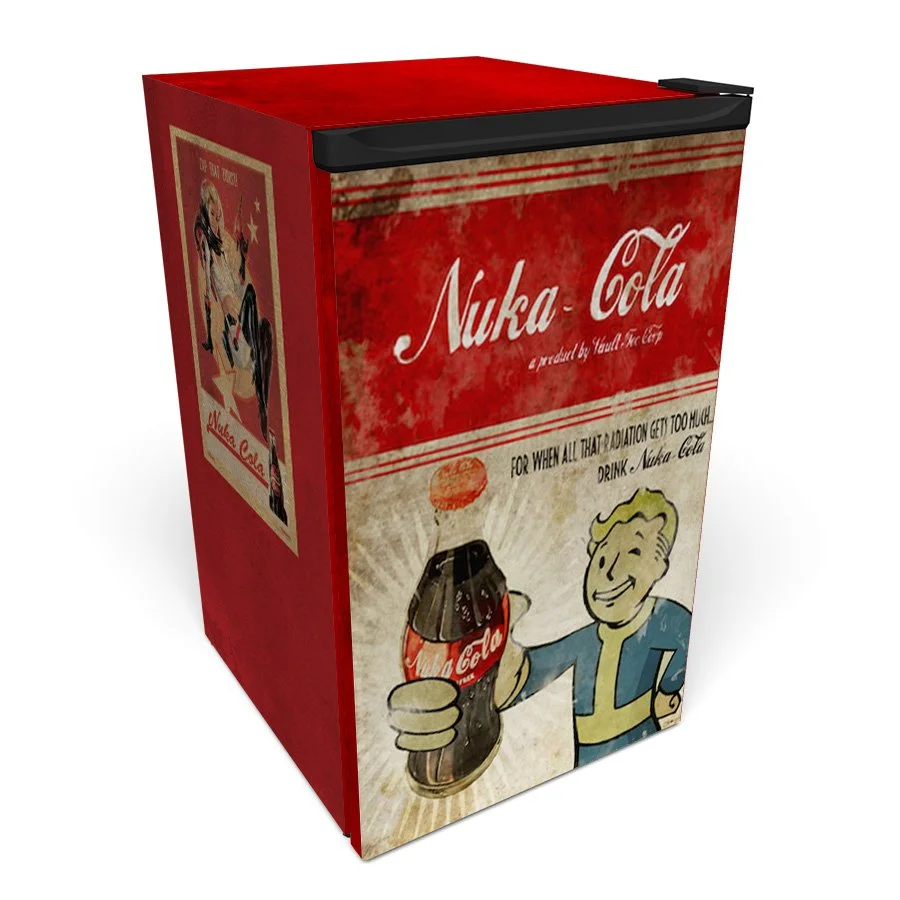 Nuka Cola Vault Boy Crossover Mini Fridge Wrap